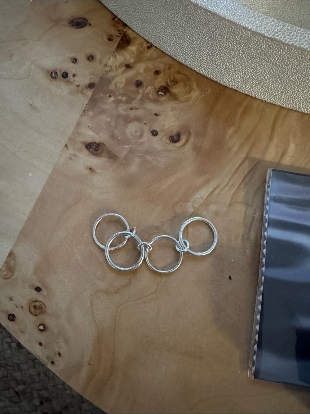 Alaric Silver Interwoven Band Ring — Silver - Picture 5 of 5